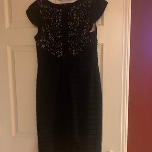 Black cocktail dress